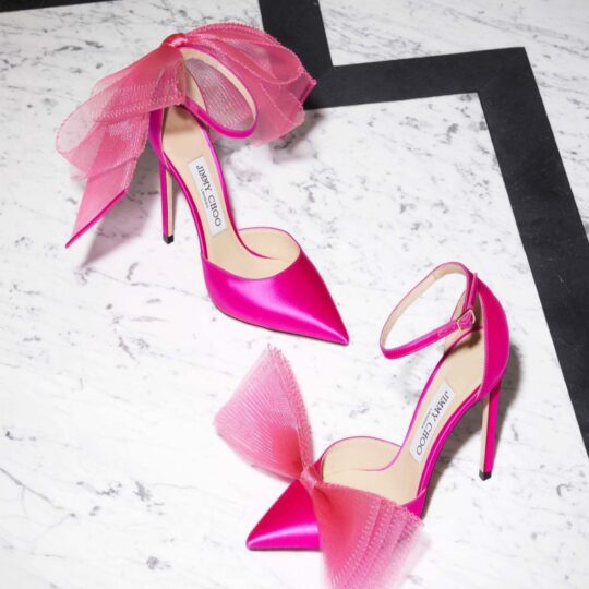 Pink Glitter Shoes